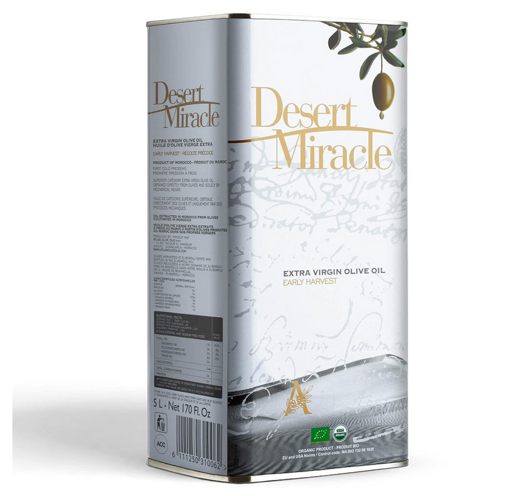 Desert Miracle - Huile d'olive marocaine - Bidon de 5 litres