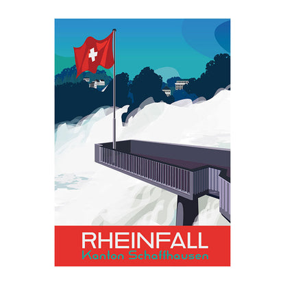 s.wert Badetuch Schaffhausen Rheinfall, 150 x 100 cm