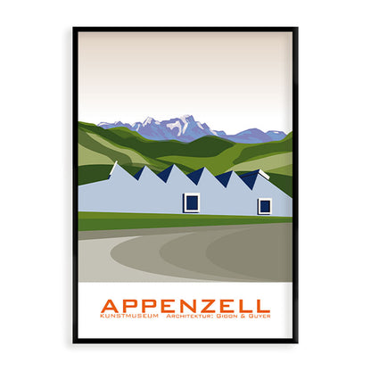 s.wert Poster Appenzell Kunstmuseum, A2