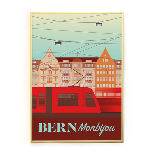 s.wert Postkarte Bern Monbijou, A6