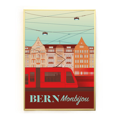 s.wert Postkarte Bern Monbijou, A6