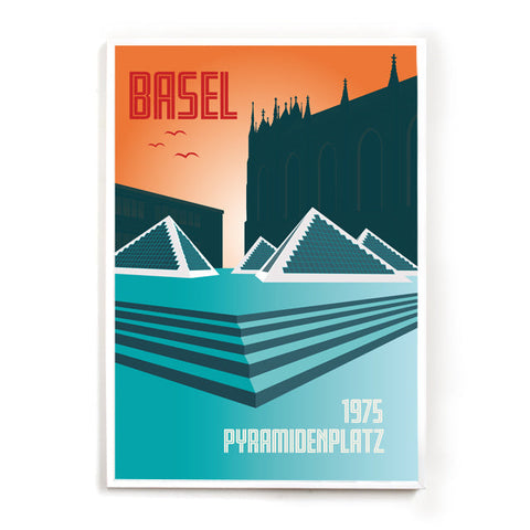 s.wert Poster Basel Pyramidenplatz, A3