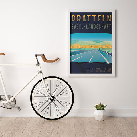 s.wert Poster Basel Landschaft Pratteln, A2