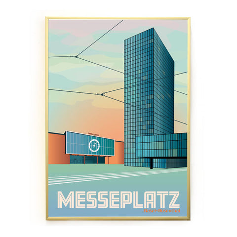 s.wert Poster Basel Messeplatz, A3