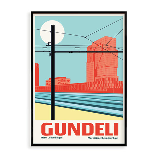 s.wert Postkarte Basel Gundeli, A6