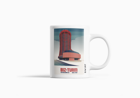 s.wert Tasse Basel BIZ Turm, 250 ml