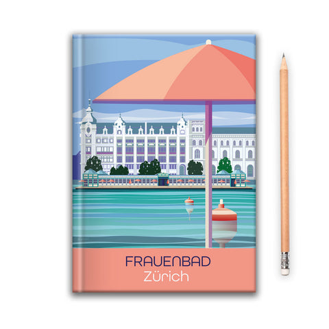 s.wert Notizbuch Zürich Frauenbadi, A5
