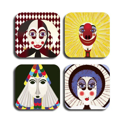 s.wert Coaster Set Basler Fasnacht