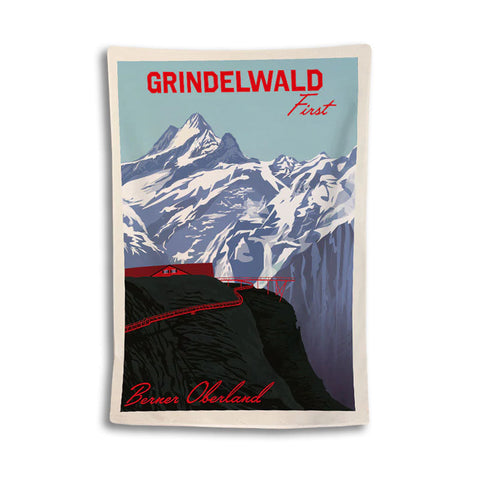 s.wert Badetuch Berner Oberland Grindelwald, 150 x 100 cm
