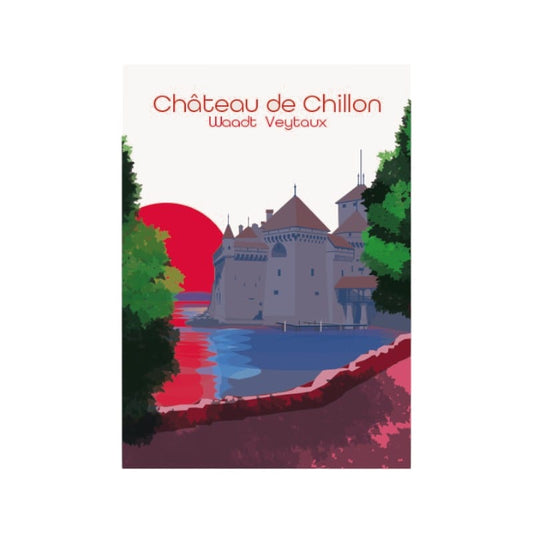 s.wert Sticker Waadt Schloss Chillon, A7