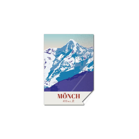 s.wert Sticker Berner Alpen Mönch, A7