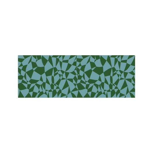 MEYER-MAYOR Tischläufer Mikado, 140 x 52 cm, Blau-Grün