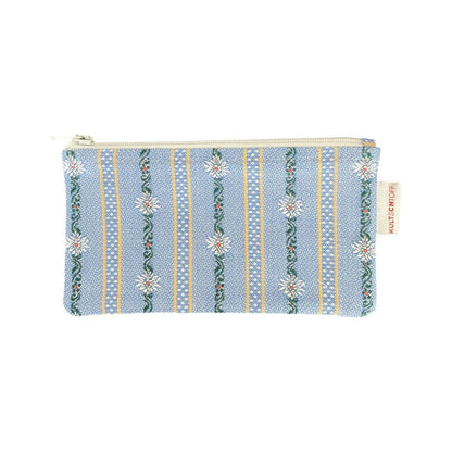 KULTSCHTOFF Etui Edelweiss, Blau