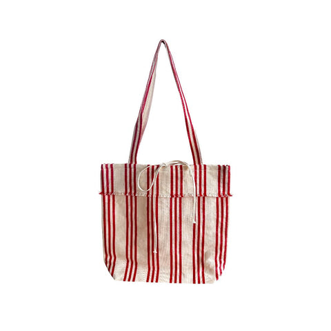 MEYER-MAYOR 2-Tuch Tasche  Streifen, Rot