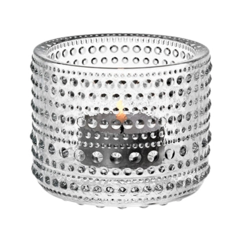 Iittala Teelichthalter  Kastehelmi, Transparent