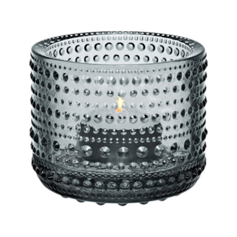 Iittala Teelichthalter  Kastehelmi, Grau
