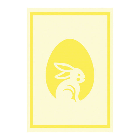 KULTSCHTOFF Küchentuch Osterhase, Gelb