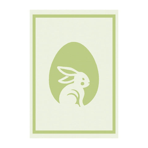 KULTSCHTOFF Küchentuch Osterhase, Linde
