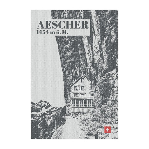KULTSCHTOFF Küchentuch Aescher-Scherli, Schwarz