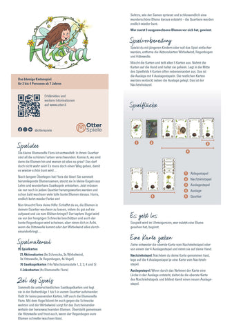 Flora Kartenspiel mit Wildblumen Seedballs