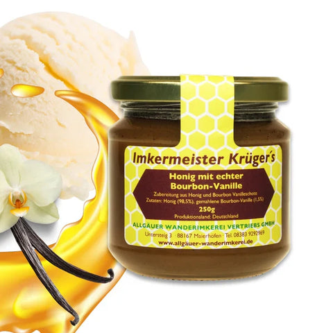 Honig mit echter Bourbon-Vanille 250g