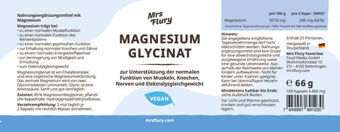 Magnesium Glycinat Kapseln