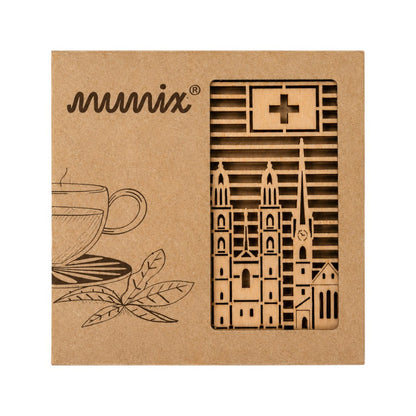 mumix Untersetzer Sehenswürdigkeiten 2er Set, 10.3 x 10.3 cm