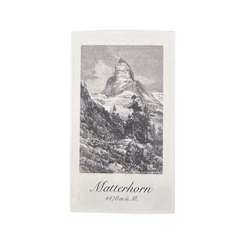 mumix Streichholzschachtel Nostalgie Matterhorn