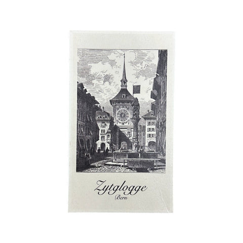 mumix Streichholzschachtel Nostalgie Zytglogge