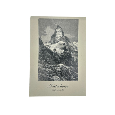 mumix Notizblock A5 Nostalgie Matterhorn