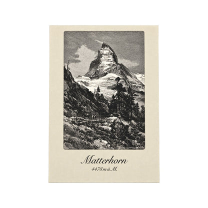 mumix Notizblock A5 Nostalgie Matterhorn