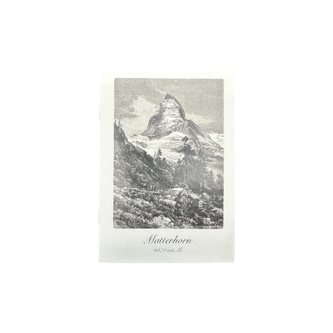 mumix Notizheft A6 Nostalgie Matterhorn