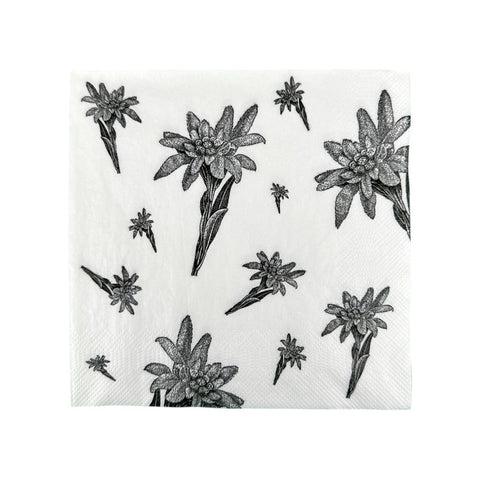 mumix Serviette Nostalgie Edelweiss 33x33, Papier