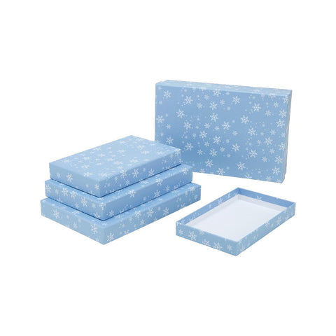 Box Schneeflocken 22.5 x 14.5 x 6 cm