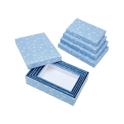 Box Schneeflocken 18.5 x 11.3 x 5 cm
