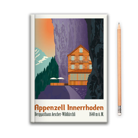s.wert Notizbuch Appenzell Innerhoden Berggasthaus