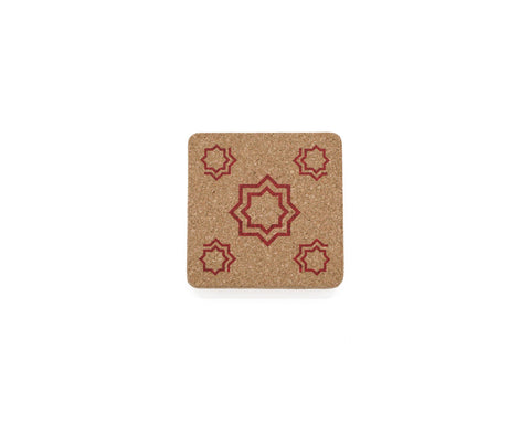 soñho Cortiça Azulejo Kork Topfuntersetzer 3er Set, 19 x 19 cm