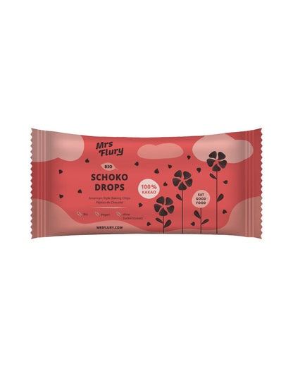 Bio Schoko Drops 100% Kakao American Style Baking Chips vegan ⚠️Produkt wird ungekühlt verschickt⚠️