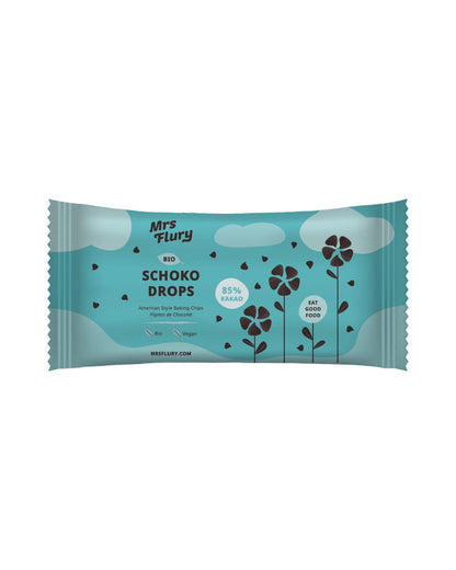 Bio Schoko Drops 85% Kakao - American Style Baking Chips vegan ⚠️Produkt wird ungekühlt verschickt⚠️