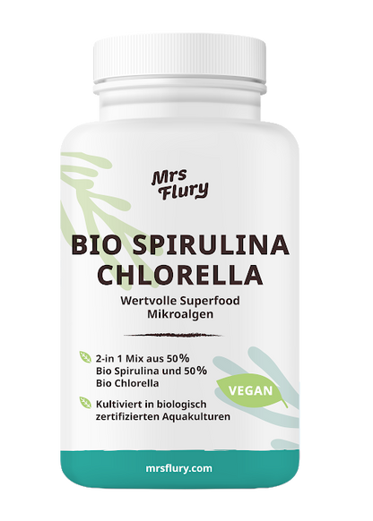 Bio Spirulina & Chlorella Tabletten