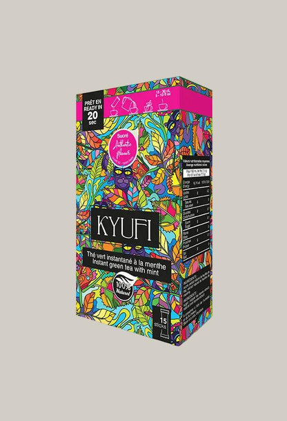 KYUFI Thé Vert Instantané À La Menthe - Recette Authentique