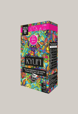 KYUFI Thé Vert Instantané À La Menthe - Recette Authentique