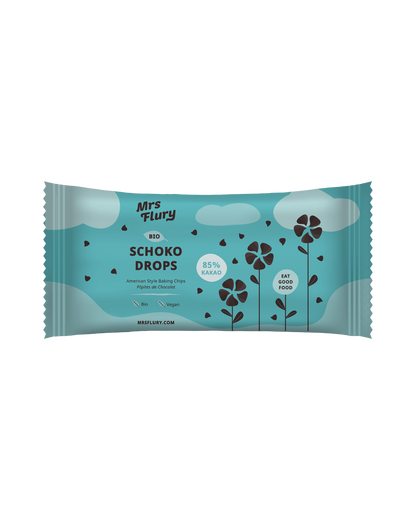 Bio Schoko Drops 85% Kakao - American Style Baking Chips vegan ⚠️Produkt wird ungekühlt verschickt⚠️