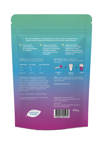 Essential 3 Nährstoffmischung - Kreatin Creavitalis®, Glycin und Magnesium