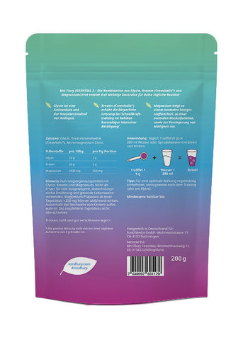 Essential 3 Nährstoffmischung - Kreatin Creavitalis®, Glycin und Magnesium