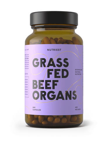 Getrocknete Beef Organs Kapseln – Bio Innereien vom Rind: Leber, Niere & Herz