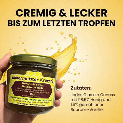 Honig mit echter Bourbon-Vanille 250g