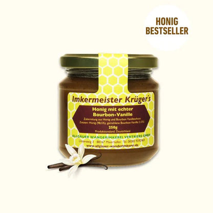 Honig mit echter Bourbon-Vanille 250g