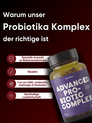 Probiotika Komplex Advanced Kapseln – 12 Stämme & 20 Mrd. KBE