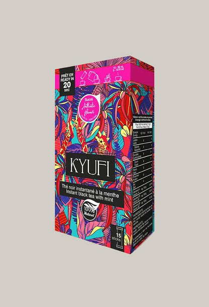 KYUFI Thé Noir Instantané À La Menthe - Recette Authentique